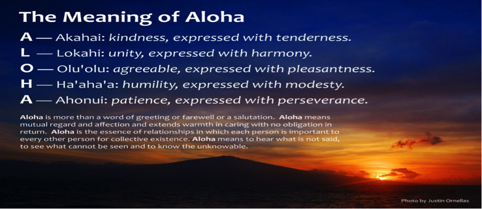 The meaning of ALOHA